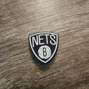 Brooklyn Nets NBA Croc Charm Jibbitz Men Women Kids NEW